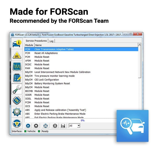 OBDLINK EX USB -FORScan用に設計