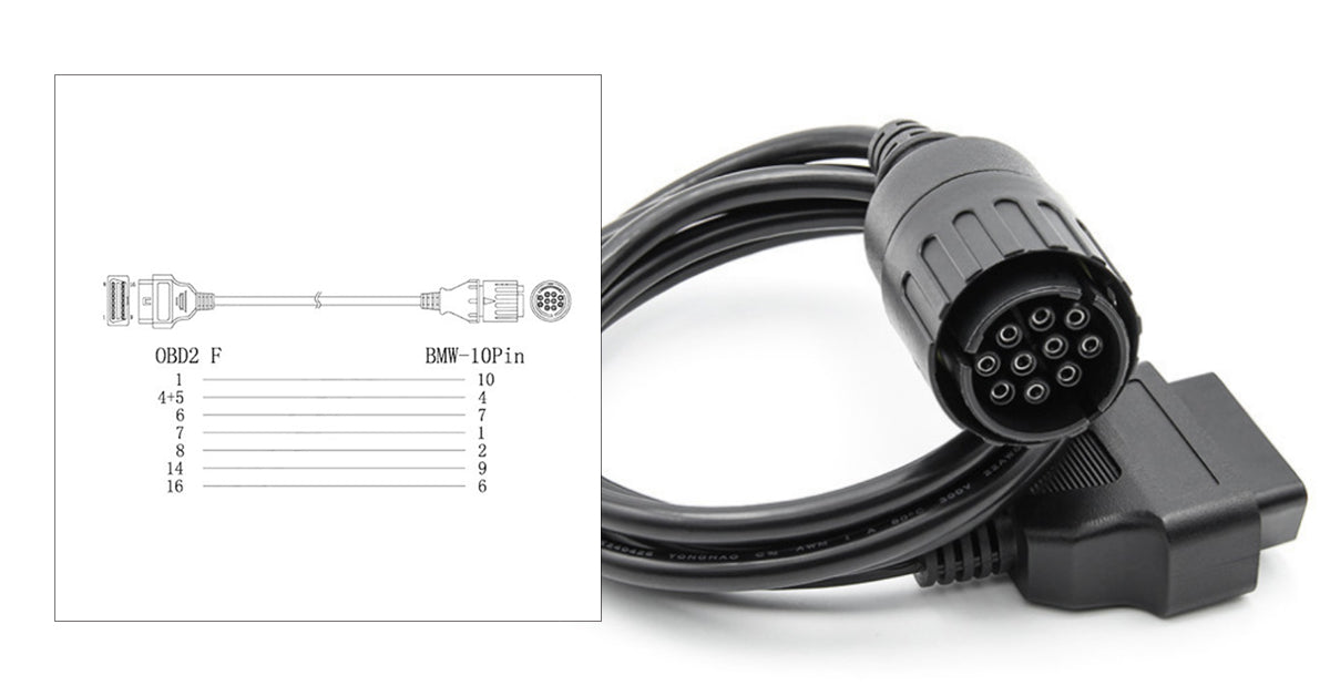 OBDLink LX Bluetooth +10PIN キット、BMW バイク用 Motocycle Vehicle Motoscan Bimmercode TuneECU