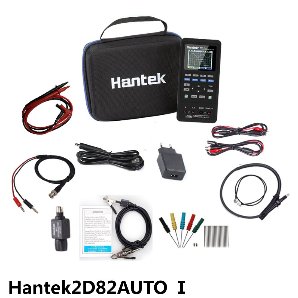 Hantek 2D82 80MHz オシロスコープ 自動車診断ツール+DMM+信号発生器