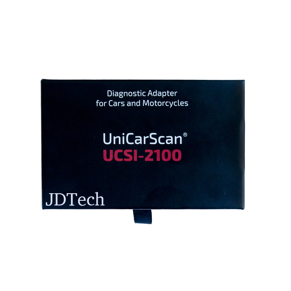 JDTech Unicarscan UCSI-21OO Bluetooth 診断アダプター セット